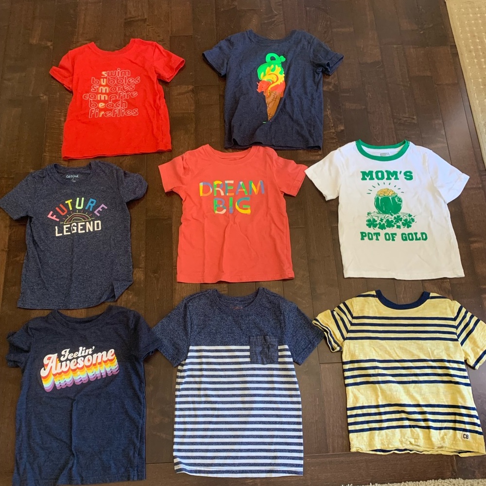Lot of 8 Size 5 Boys Shirts